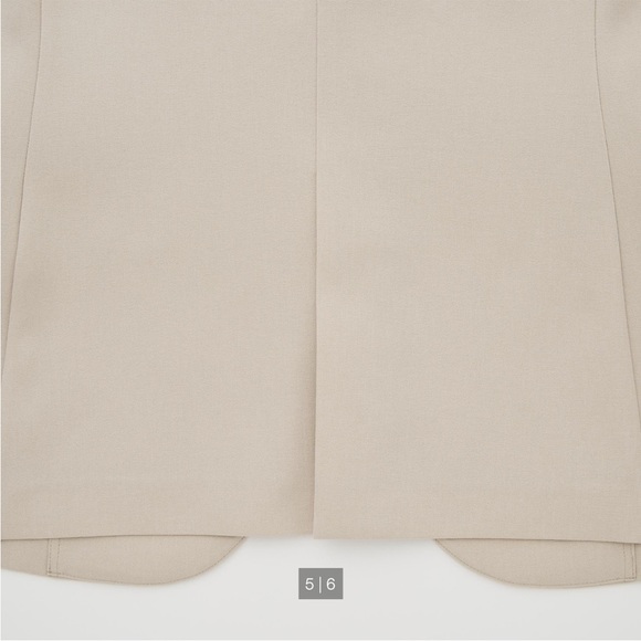 UNIQLO Women’s Beige Blazer Medium US Small - Picture 5 of 8